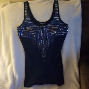 😍 Express Beautifully Sequenced Tank Top 😍